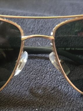 Chopard Gold Aviator Sunglasses with Dark Green Lenses - Men